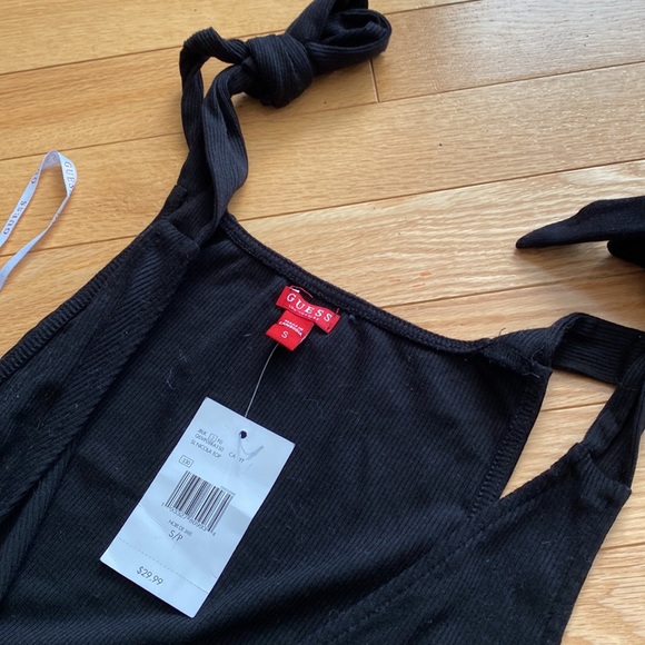 NWT- Guess Tank Top - Black - Picture 3 of 4